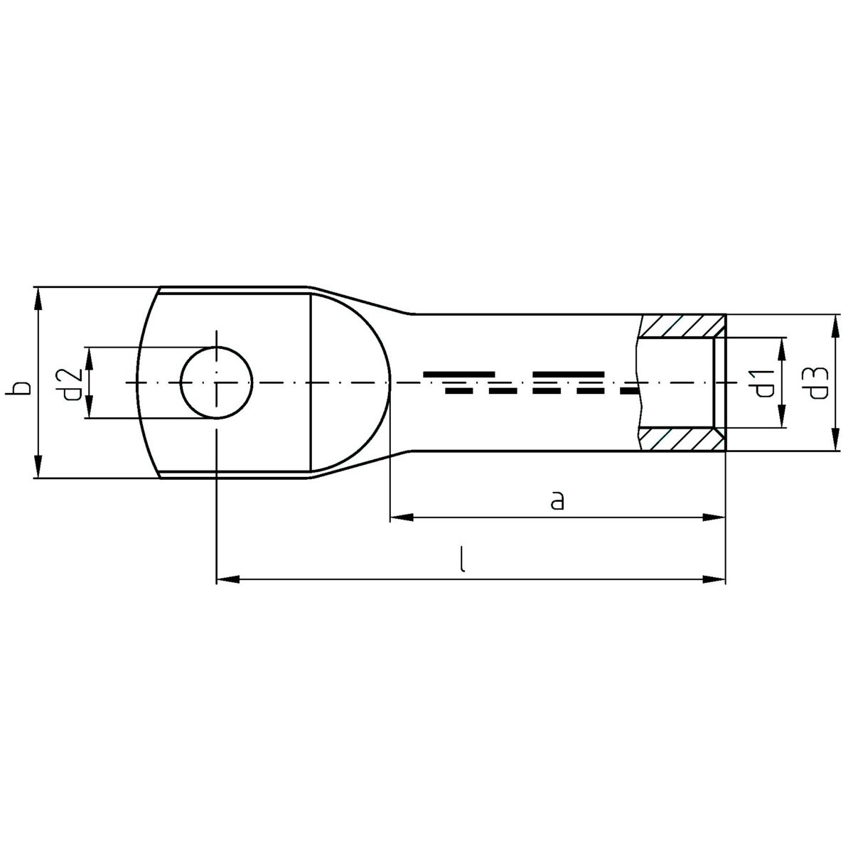 Presskabelschuh Alu ICAL12016