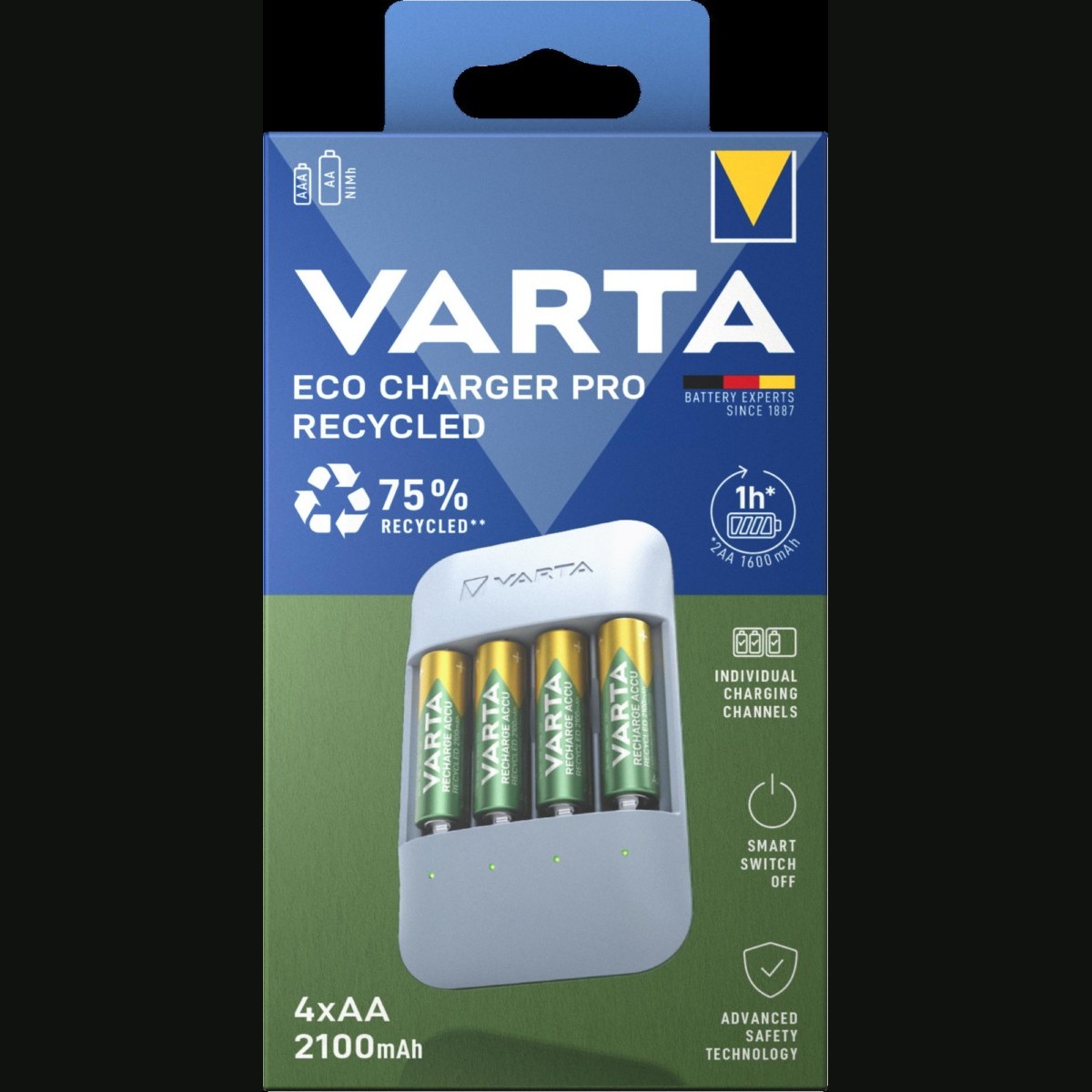 VARTA Eco Charger Pro Recycled 2100mAh