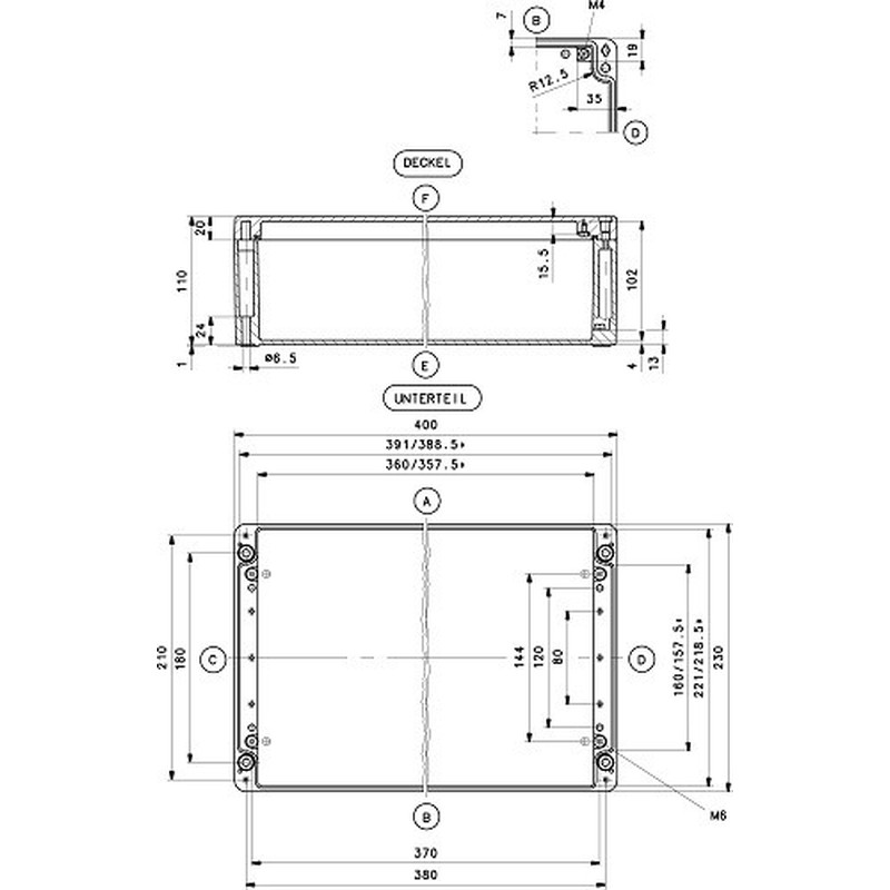 Aluminiumgehäuse GEH.CA-400
