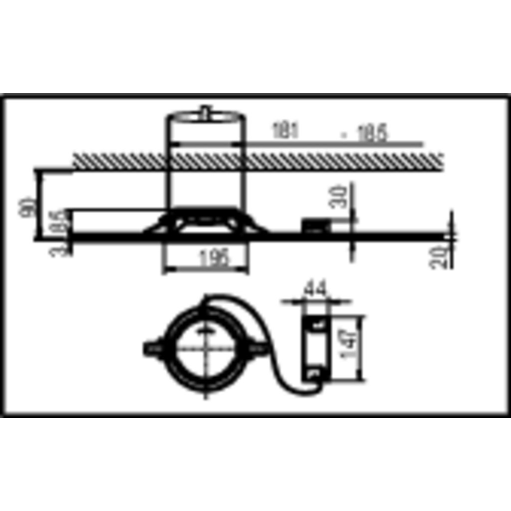 LED-Einbaudownlight EDLR-E2 #0326623