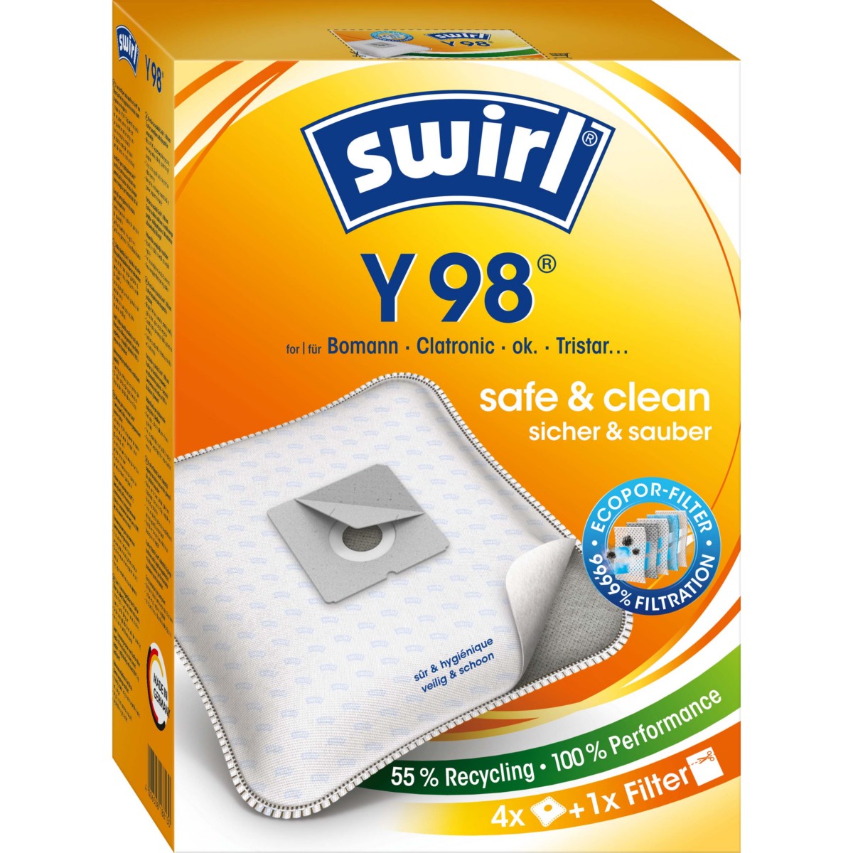 Staubbeutel Y 98 EcoPor VE4