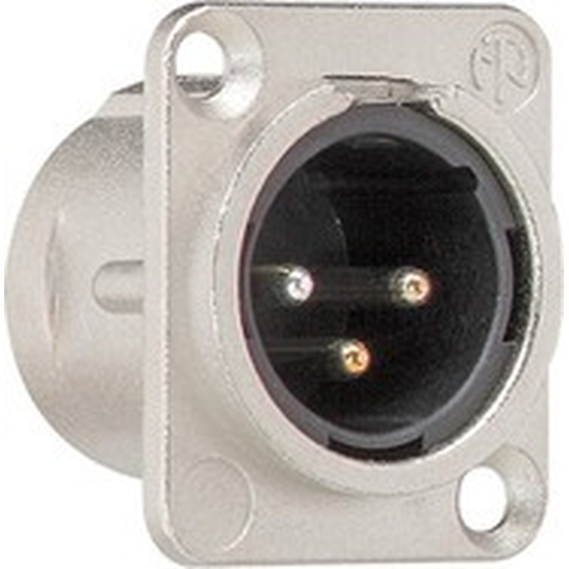 XLR Flanschstecker 3-Pol 003700