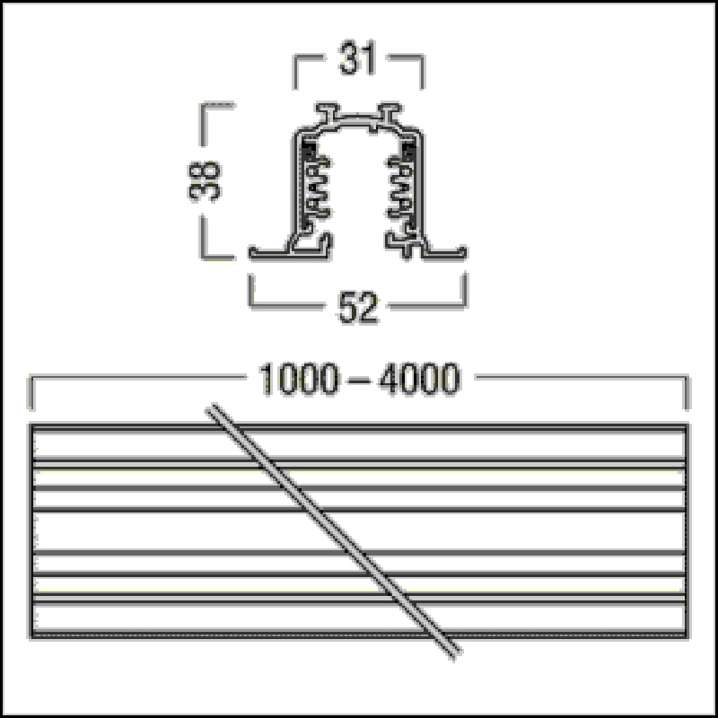 3-Ph.+DALI-Stromschiene TRACK-R AD #42200542
