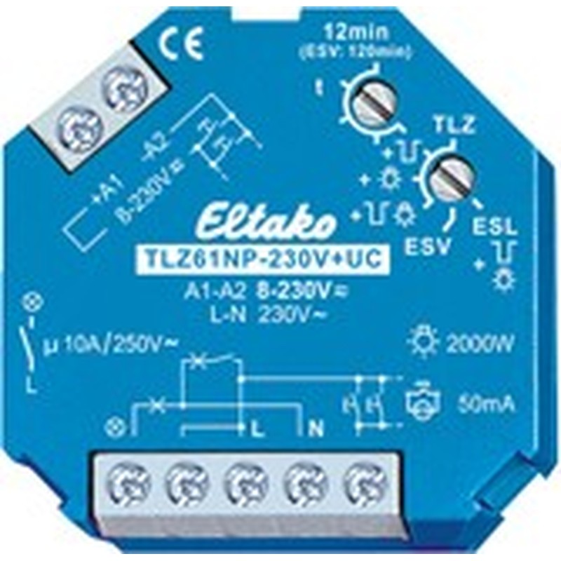 Treppenlichtzeitschalter TLZ61NP-230V+UC