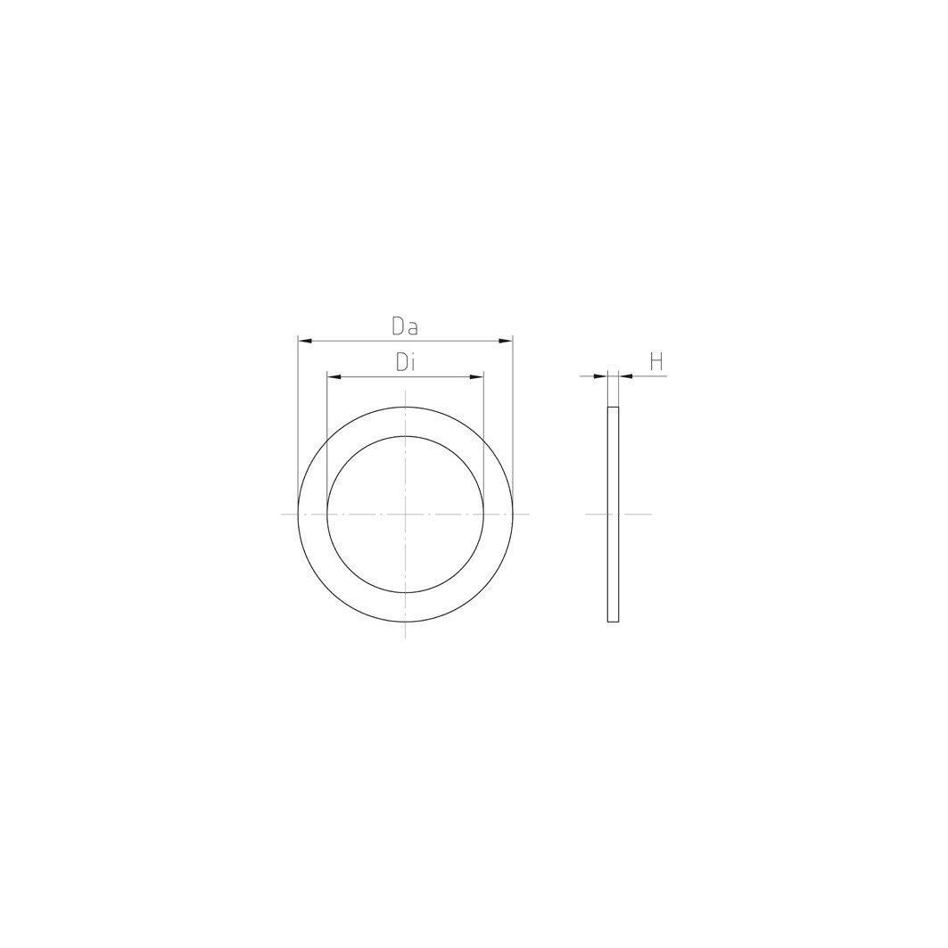 Anschlussgewinde-Dichtring FD-M40-GR