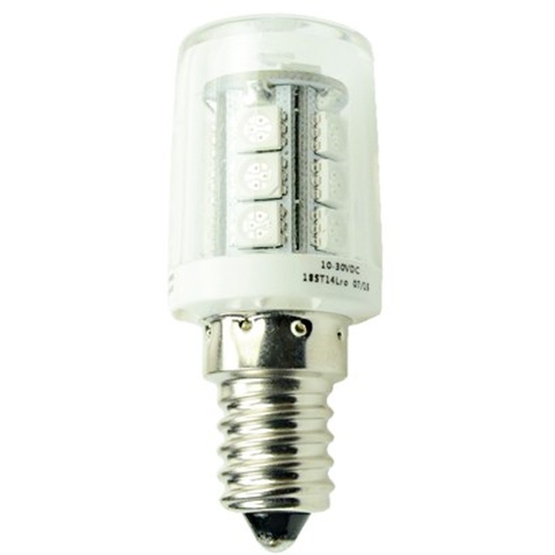 LED-Leuchtmittel E14 10-30VDC rot 30214