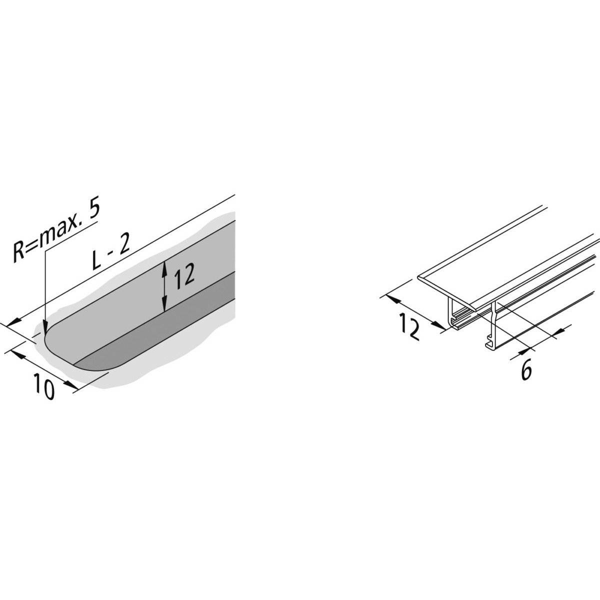 25er Set LED-Einfräsprofil 61500033571