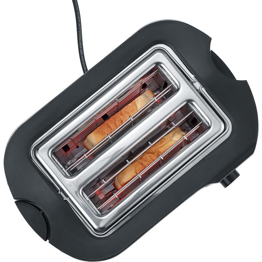 Toaster AT 2589 eds-geb.-sw