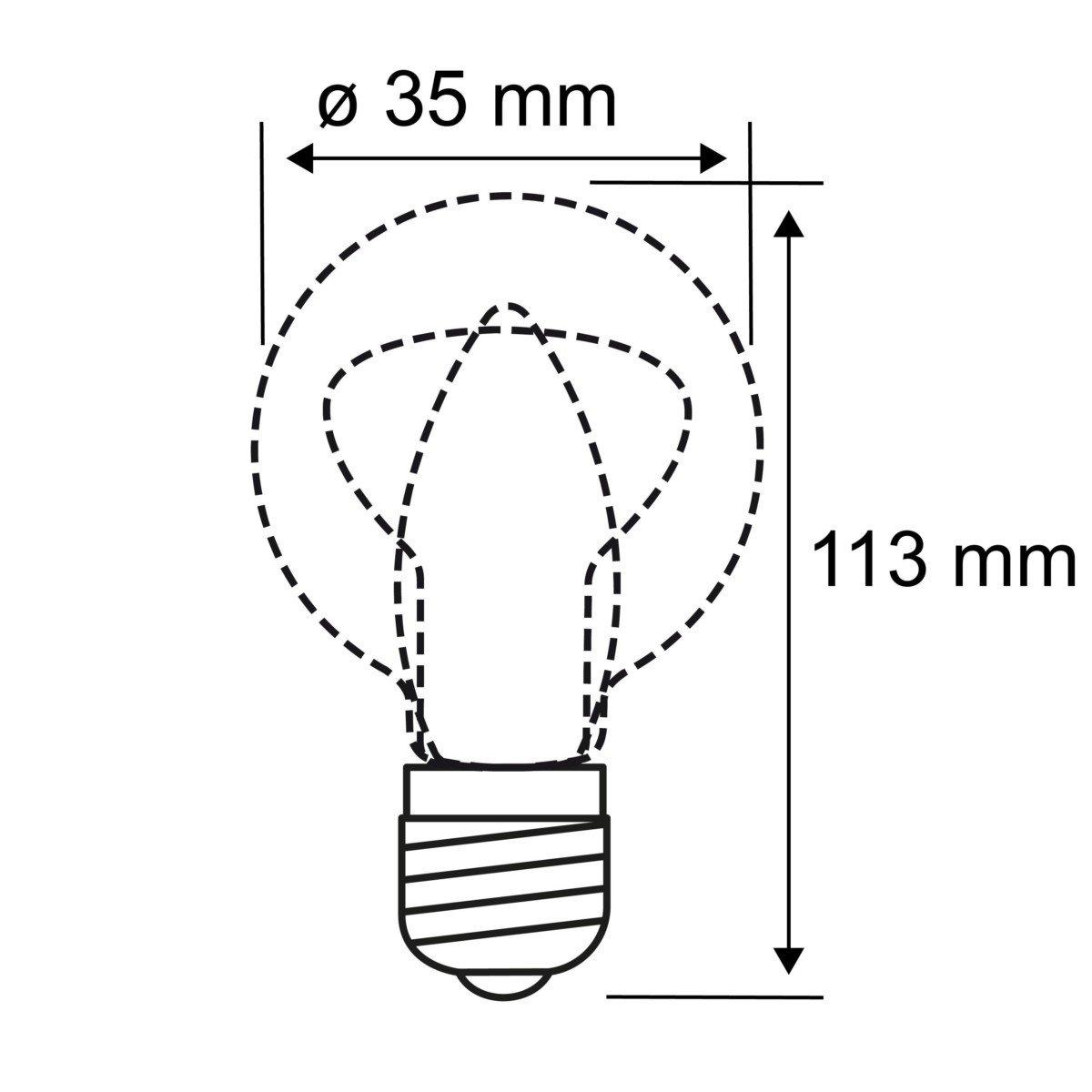 LED-Filamentlampe E14 230V 291.29