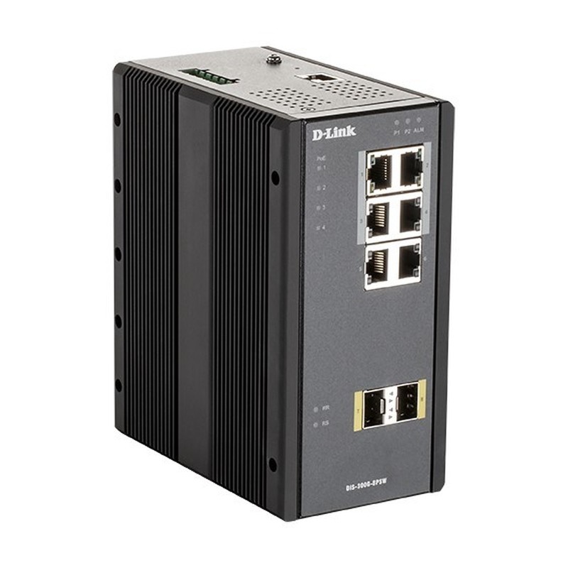 8-Port Gigabit Ind.Switch DIS-300G-8PSW