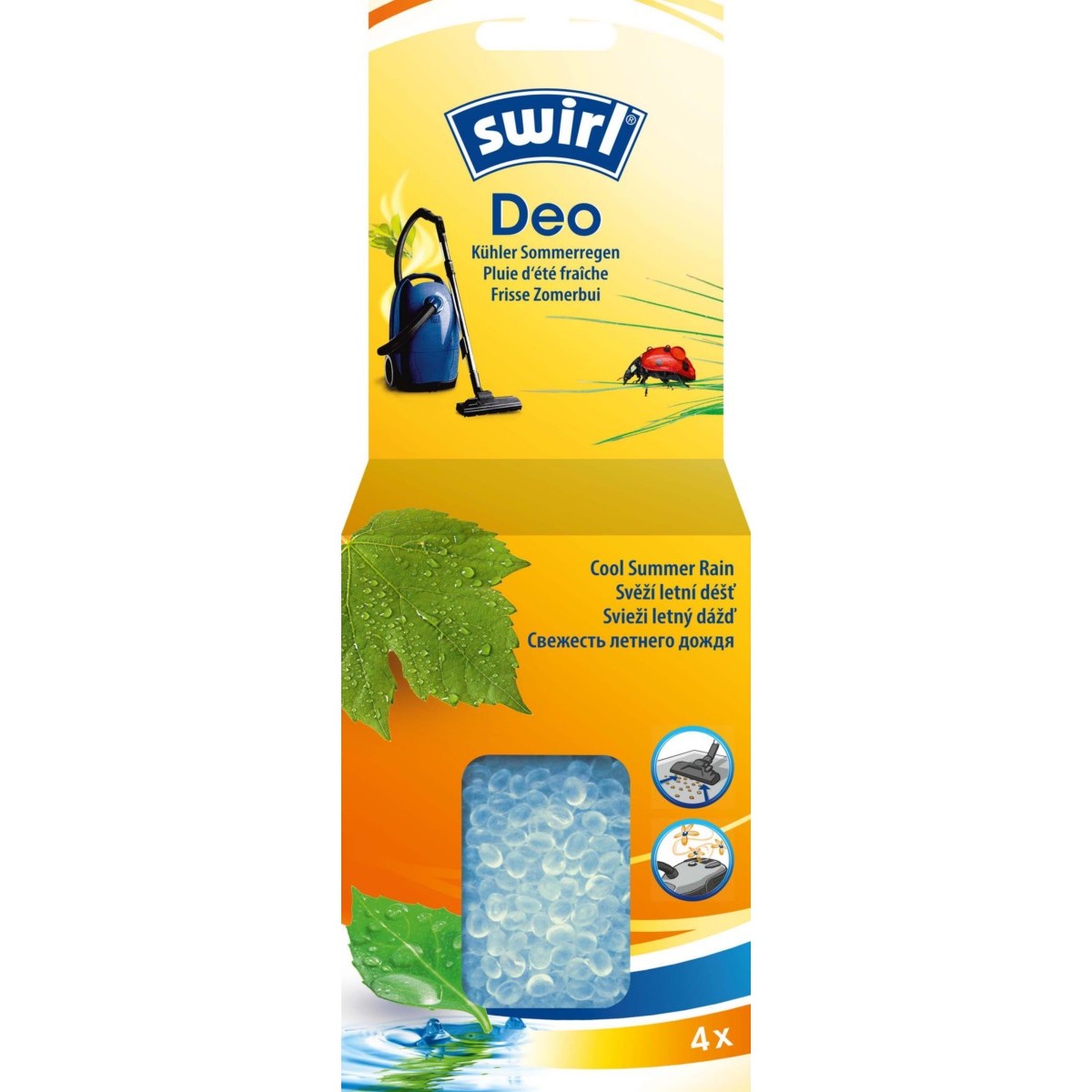 Staubsauger-Deo-Perlen KühlerSommerregenVE4