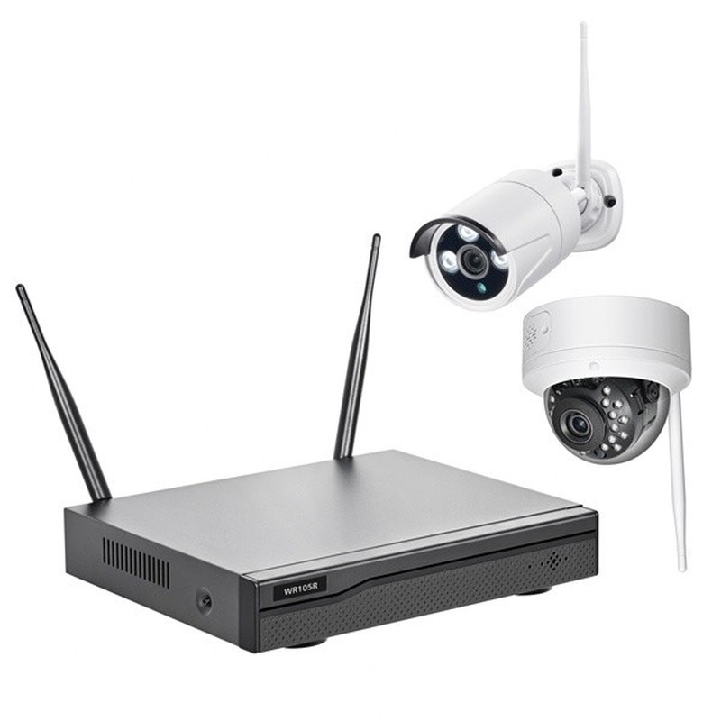 WLAN-Videorecorder-Set WR100 SET BD 2TB