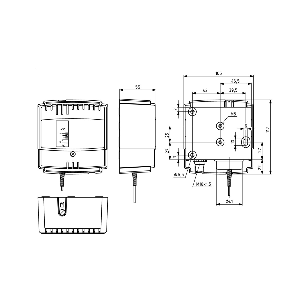 Frostschutzthermostat JTF-22/12