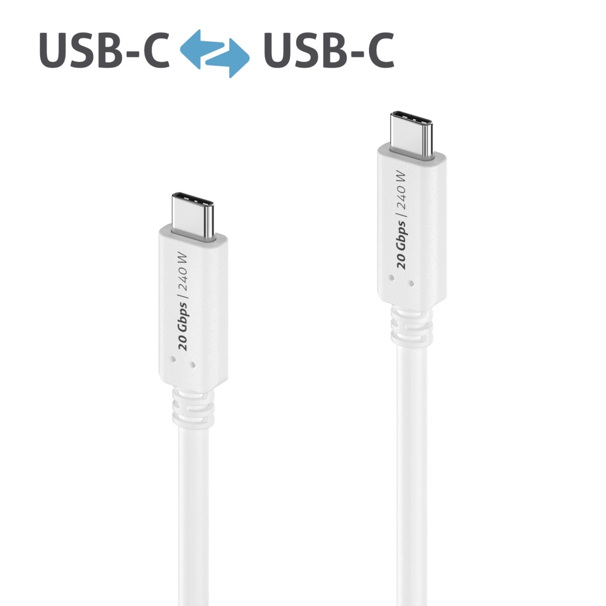 USB-C>C Kabel 1m IS2520-010