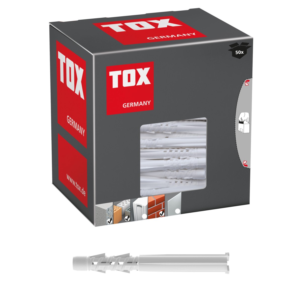 Allzweck-Rahmendübel Tetrafix XL 6/65 KT