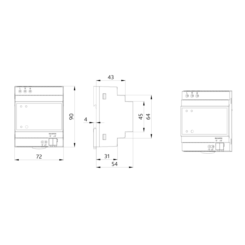 Netzteil PSN-230/1280/30/KNX.