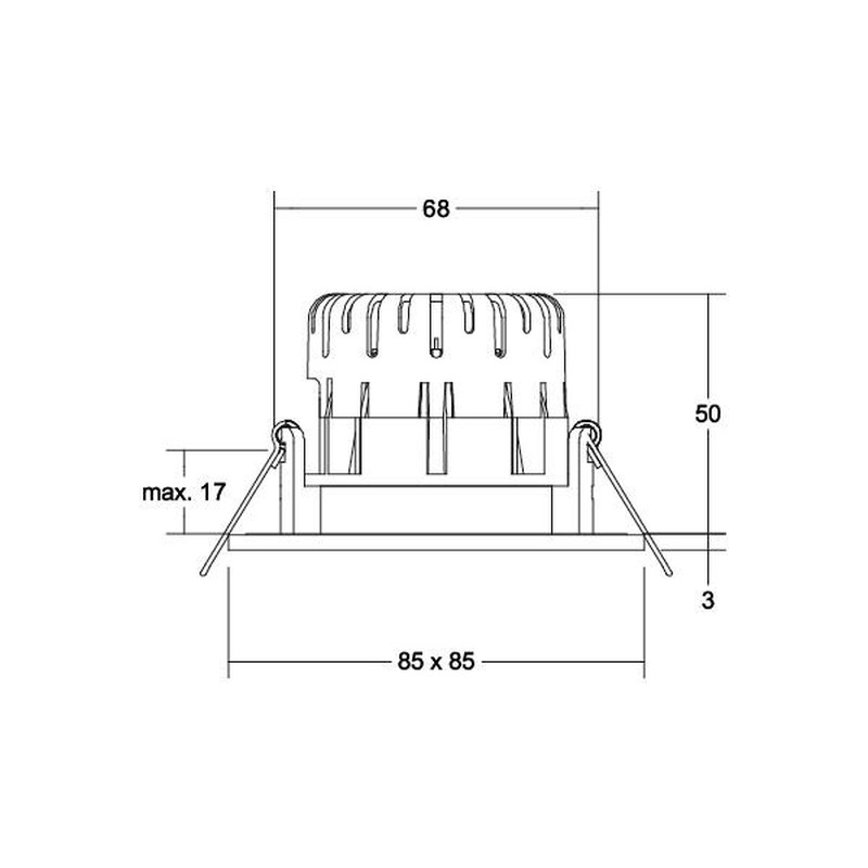 LED-Einbaudownlight 230V 38481153AB