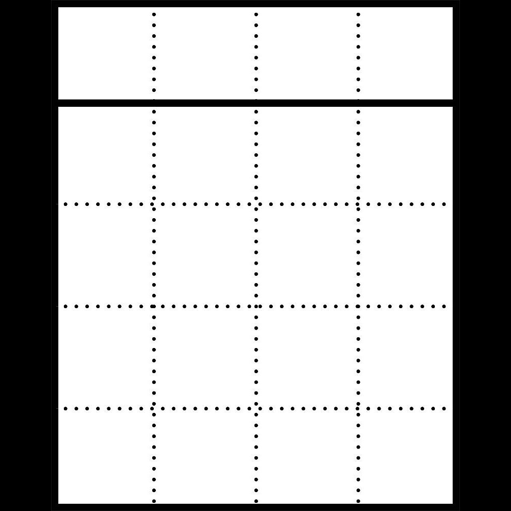 Briefkasten-Gehäuse AP BGA 611-4/5-0 W