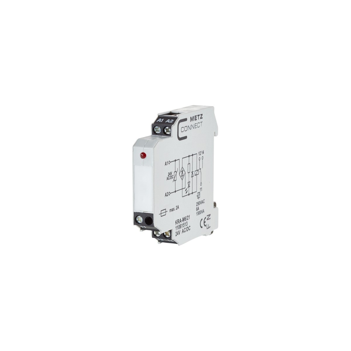 Koppelbaustein KRA-M6/21 24AC/DC