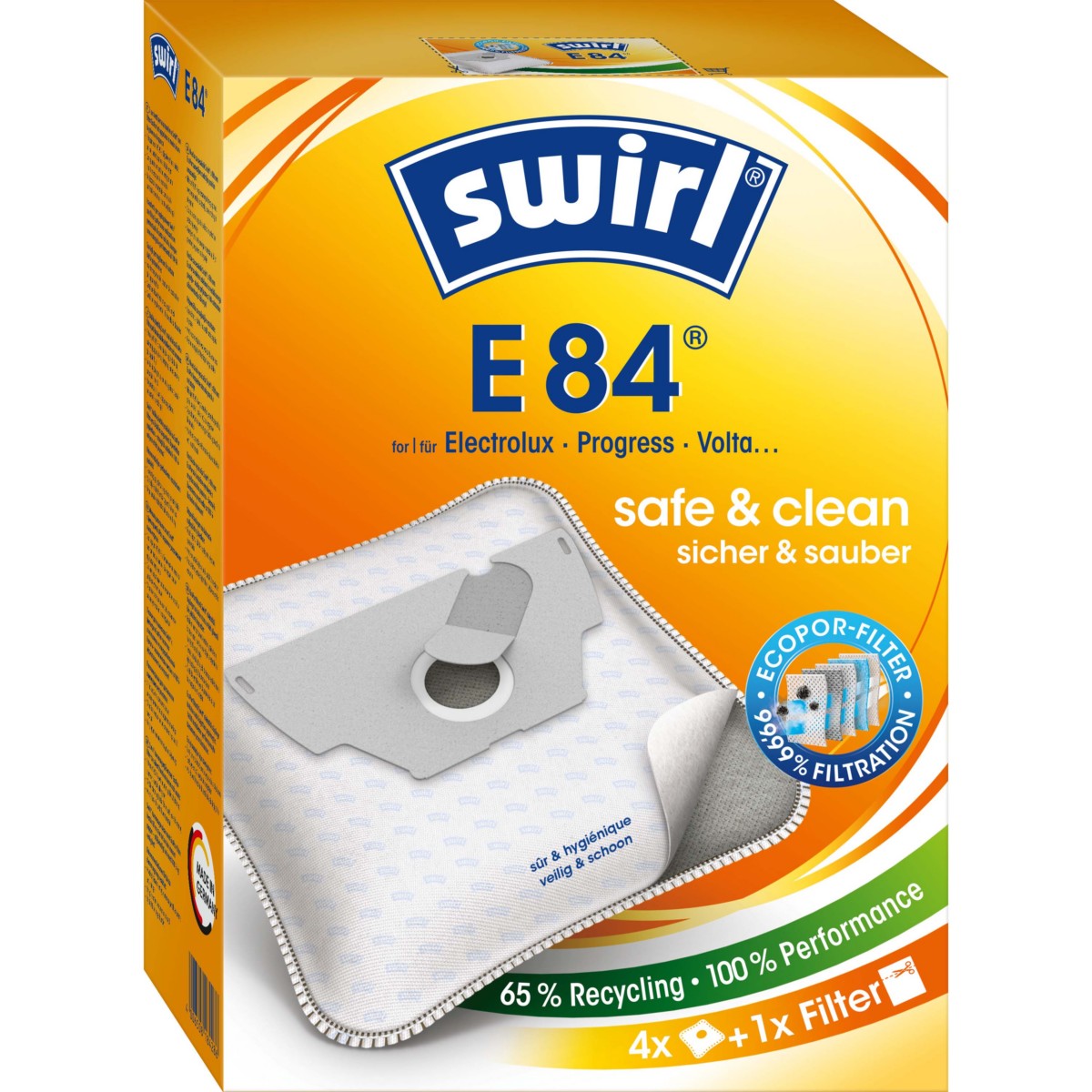 Staubbeutel E 84 EcoPor VE4