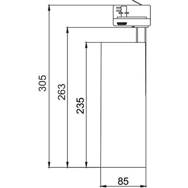 1-ph LED-Schienenstrahler 88398183