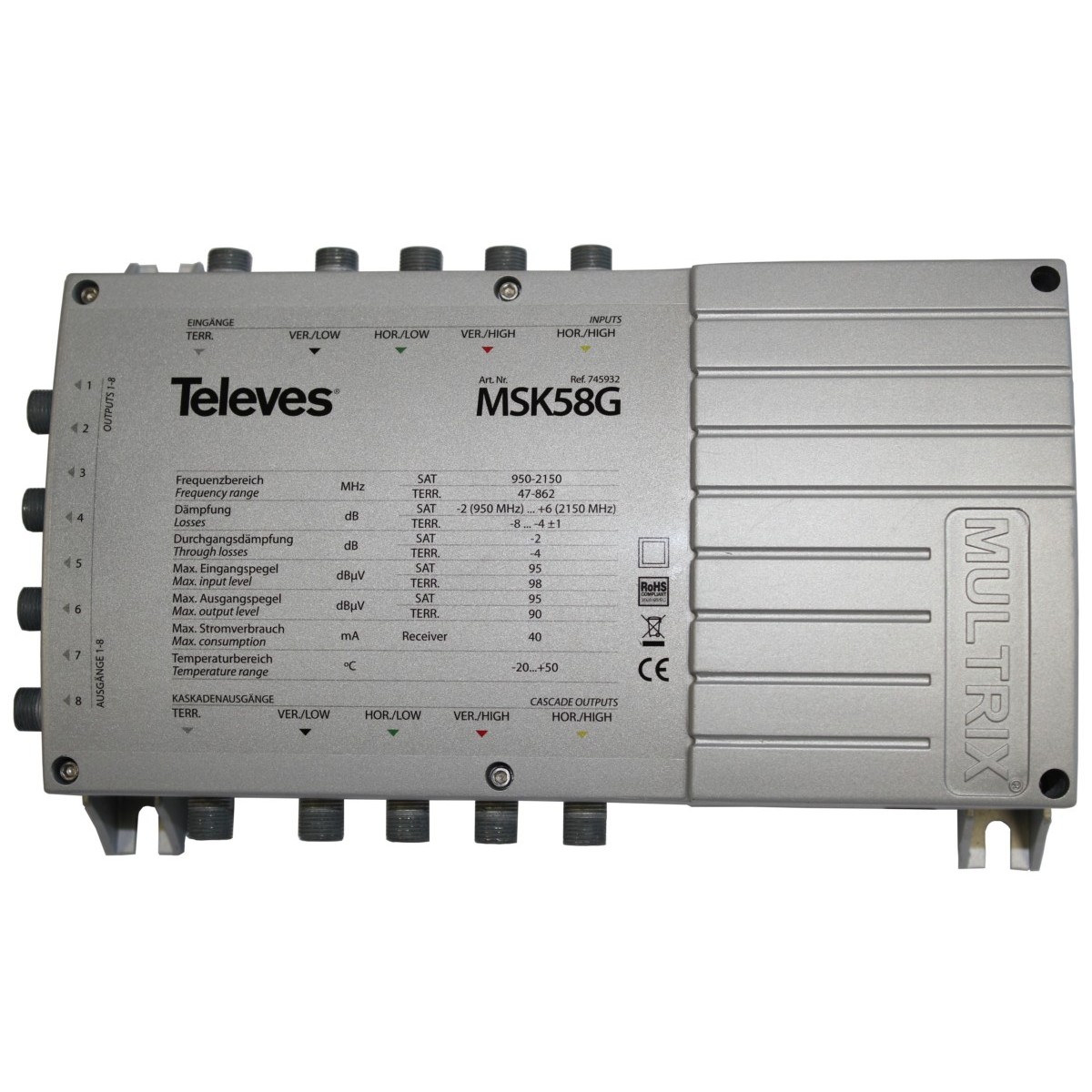Multischaltererweiterung MSK58G