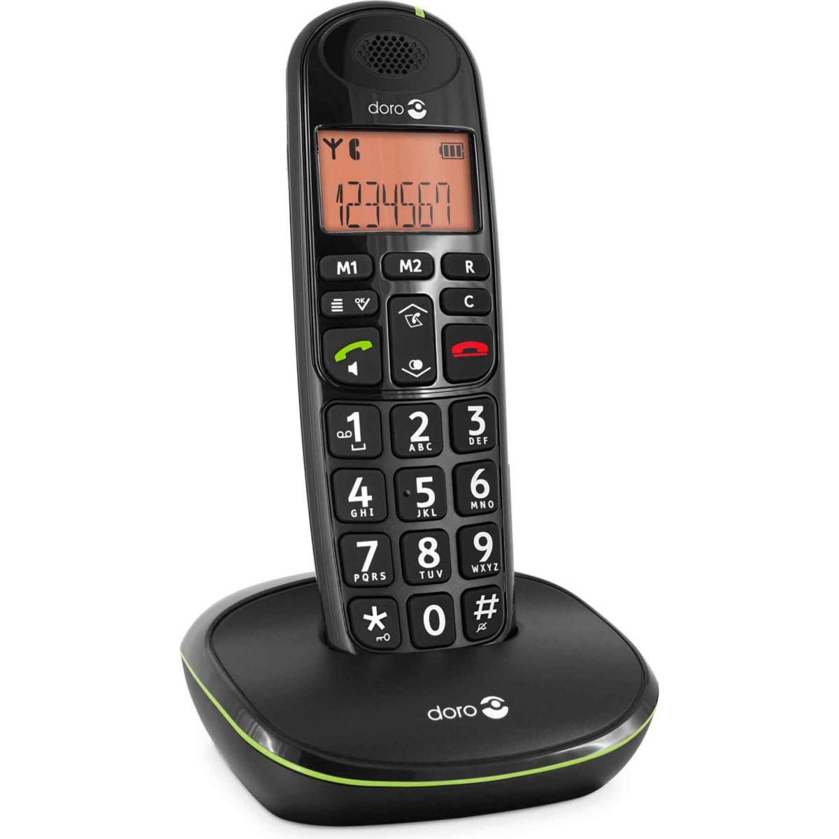 DECT-Telefon doroPhoneEasy100w sw