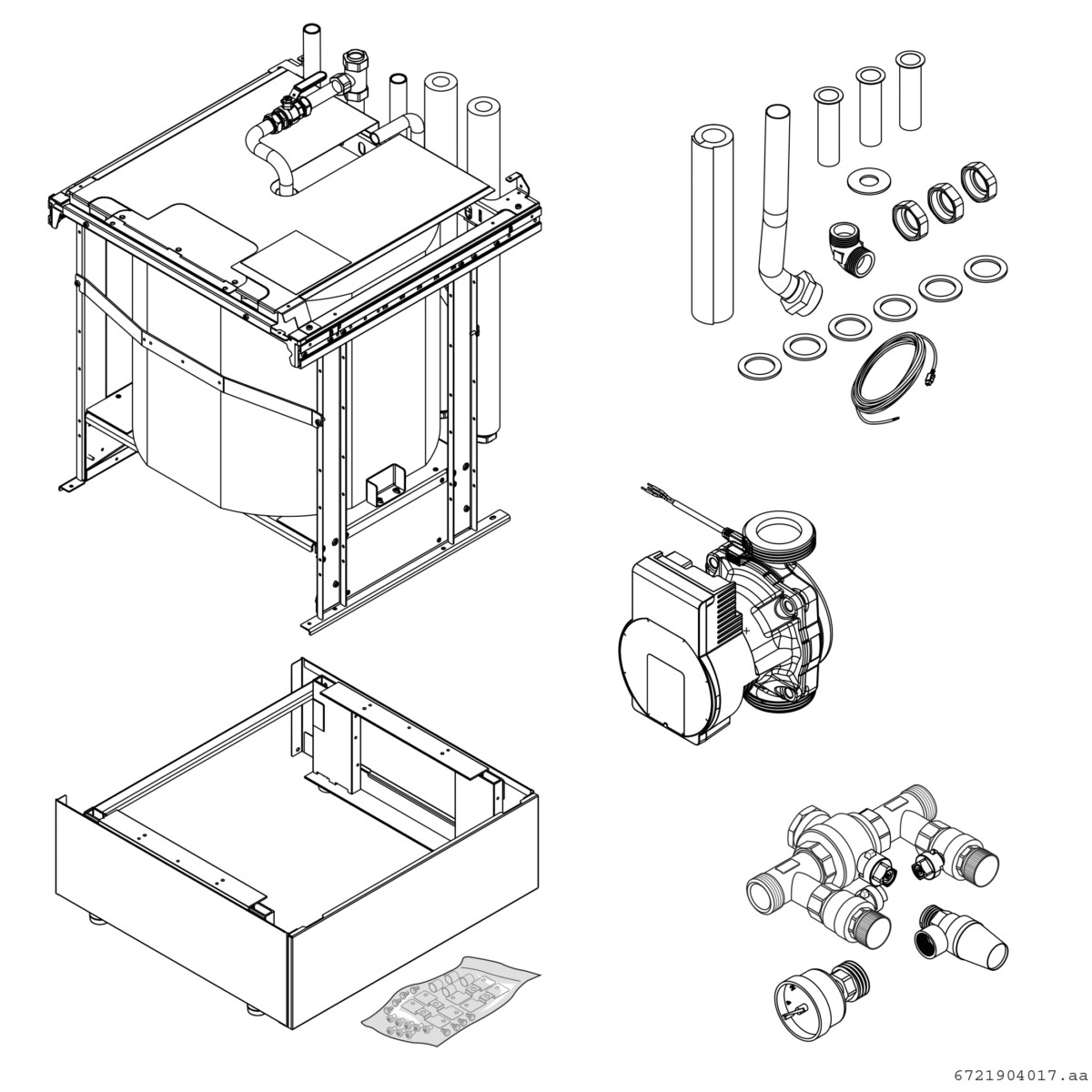 Anschluss-Set DHW-Kit