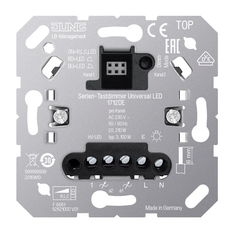 Serien-Tastdimmer 1712 DE