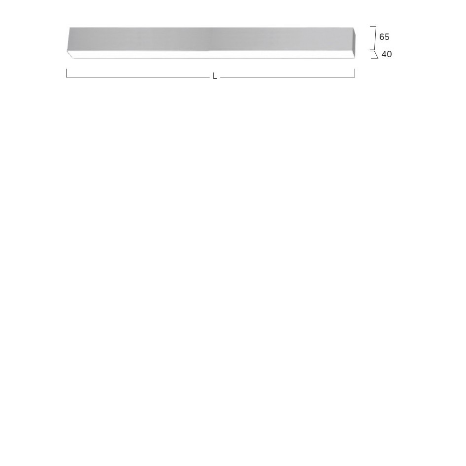 LED-Anbauleuchte LAXLBL-830H-L1723-B