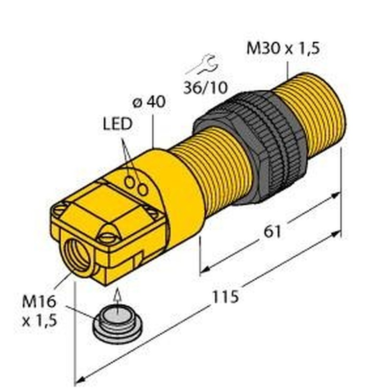 Sensor NI15-P30SR-VP4X2