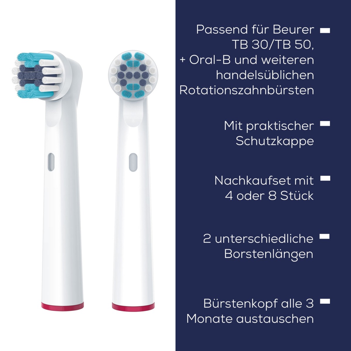 Aufsteckbürste TB 30/50 Sens. 8er