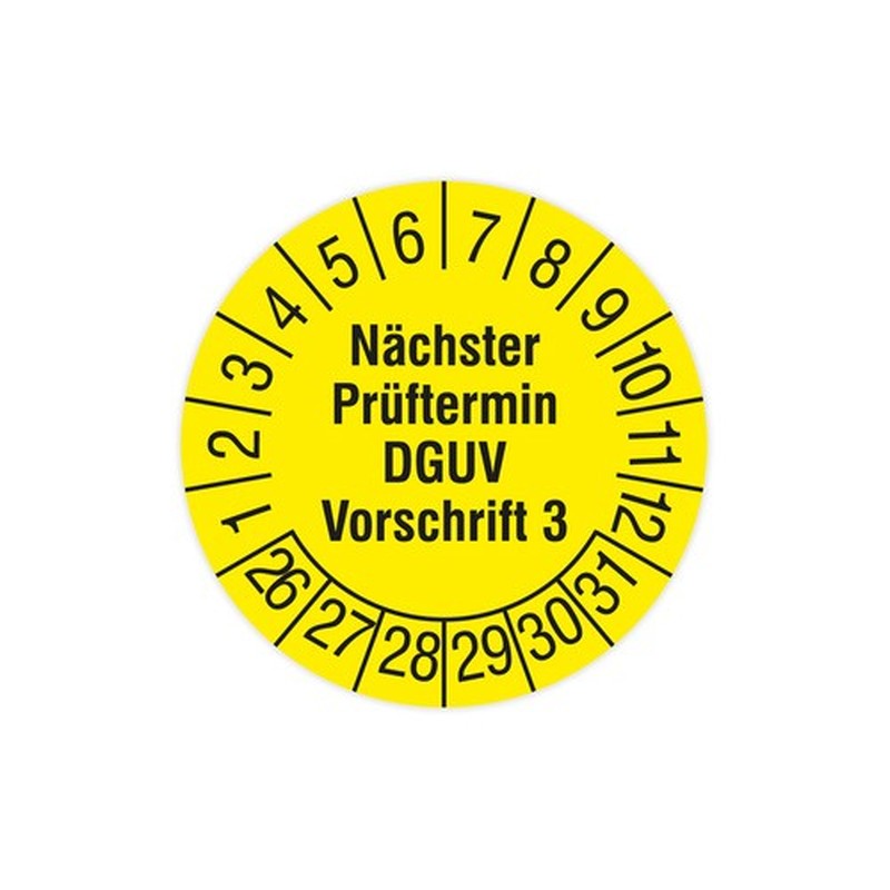 Sicherheitsprüfplaketten 2002270 (VE108)