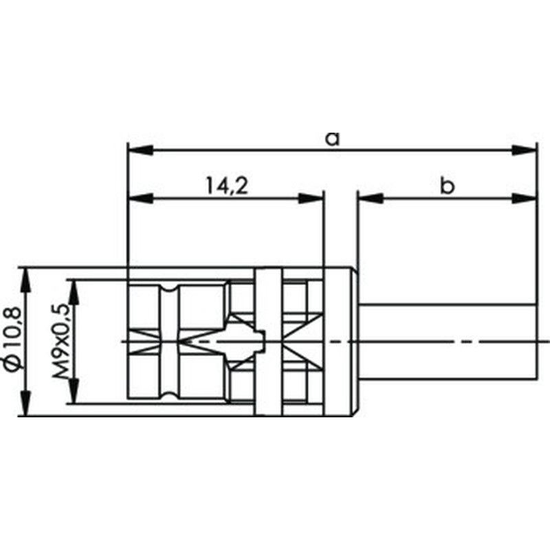 1,6/5,6-KabelEinbaubuchse 100024381