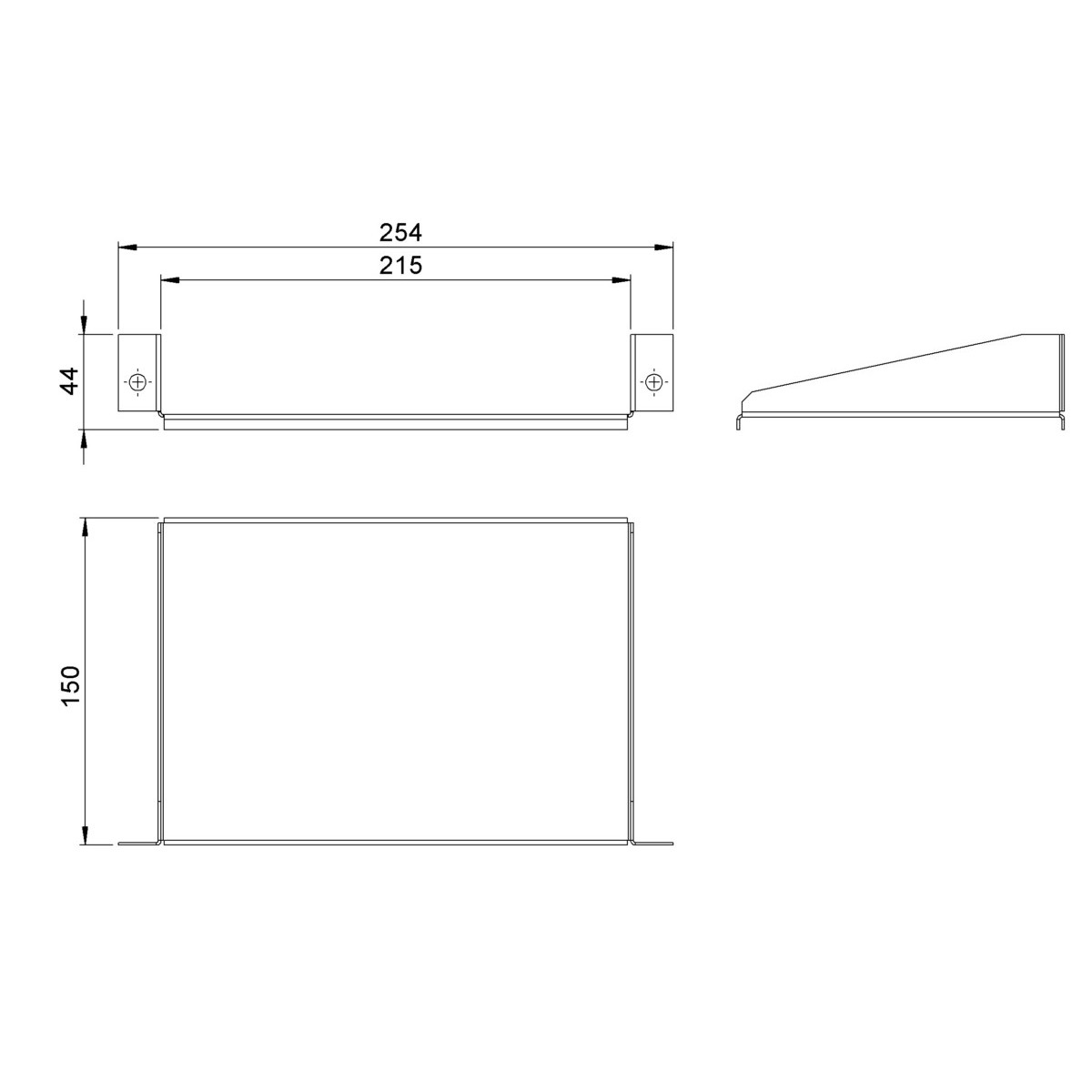 10" Fachboden MHF 10150-S