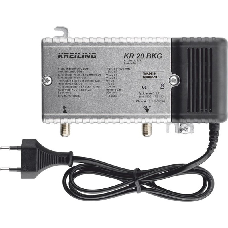 BK-Verstärker 20dB KR 20 BKG