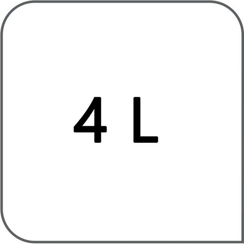 Falt-Salatschleuder BASIC trans/gn 4L