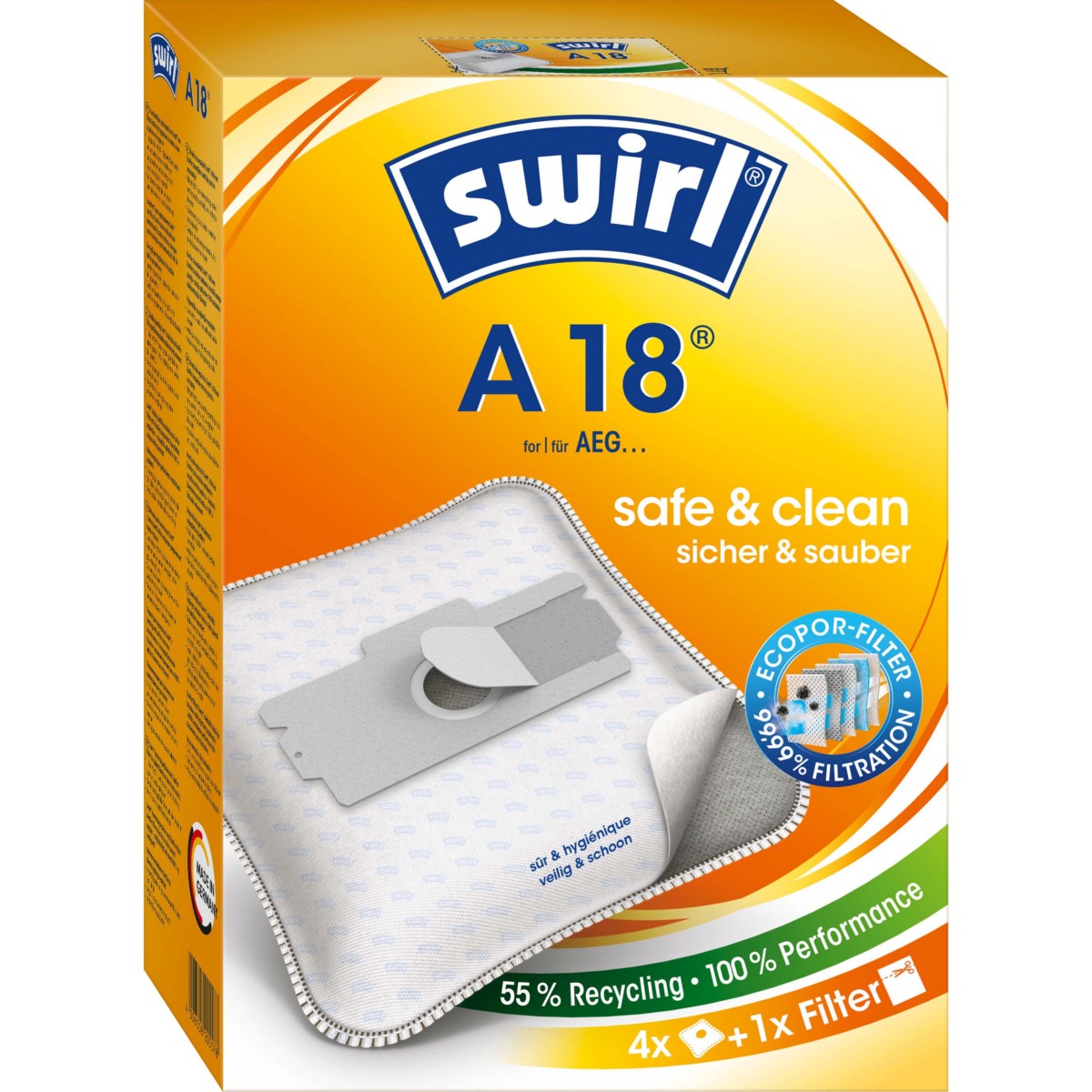 Staubbeutel A 18 EcoPor VE4