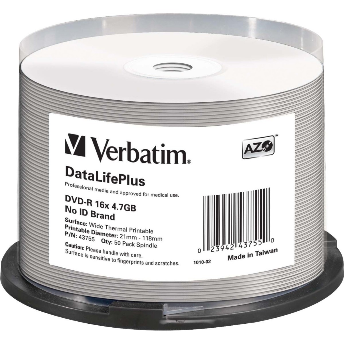 DVD-R 4.7GB/120Min/16x 43755 (VE50)