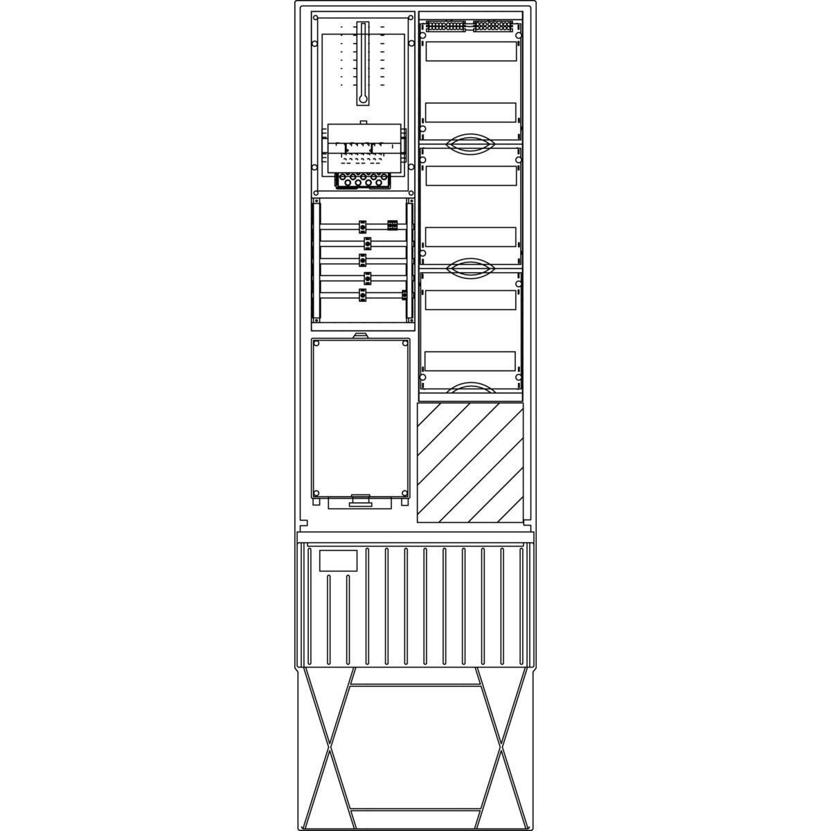 Zähleranschlusssäule ZS341.W2.48