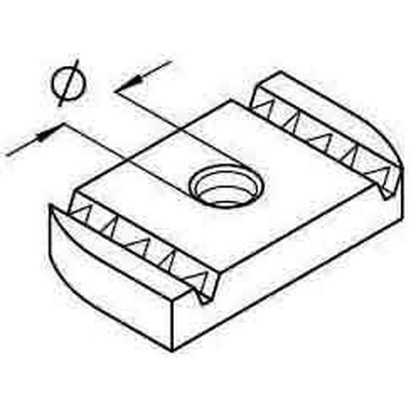 Ankermutter AM 22 M10
