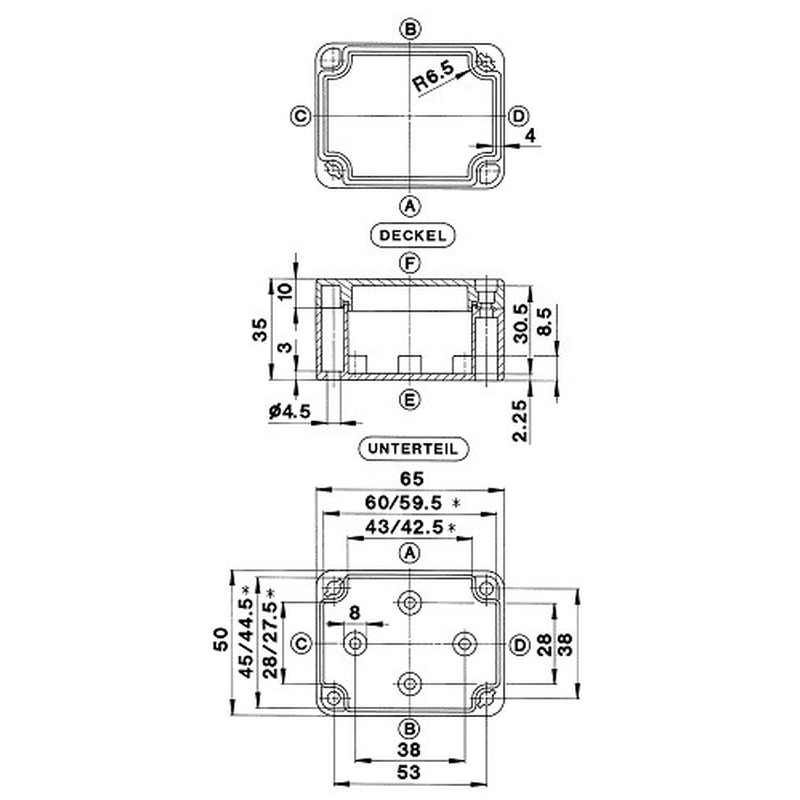 ABS-Gehäuse GEH.CT-522 T