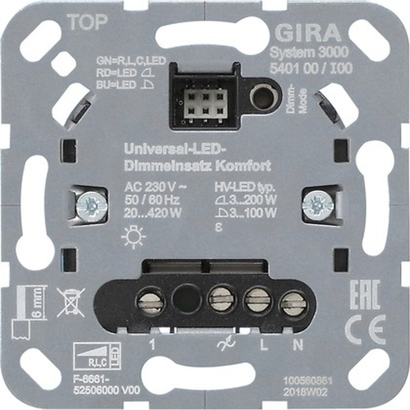 Uni-LED-Dimmeinsatz 540100