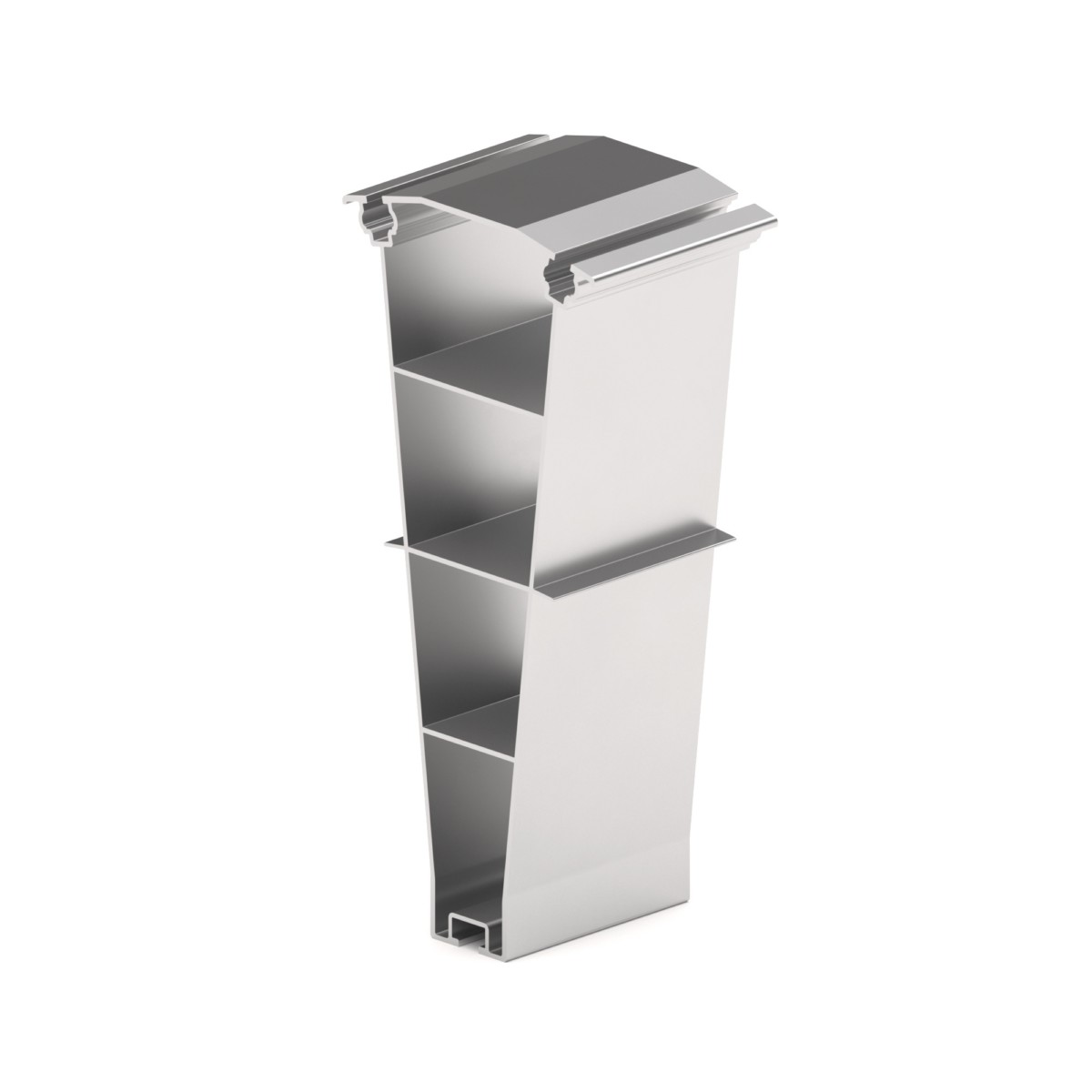 FixZ-15 Systemprofil Mitte 96 mm mit Verbinder 163900-003