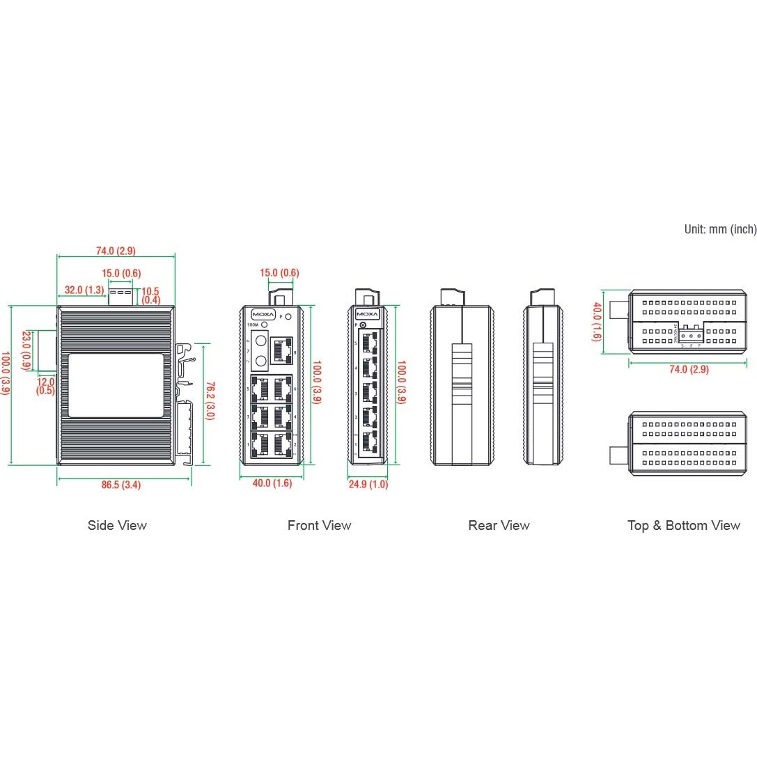 MOXA Ethernet Switch EDS-205