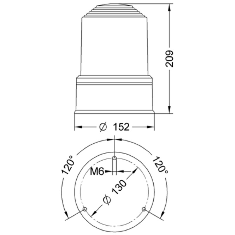 Blitzleuchte rt BLZ-R 7352